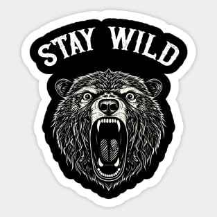 STAY WILD Sticker